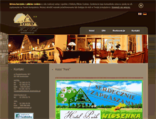 Tablet Screenshot of hotelpark-inowroclaw.pl